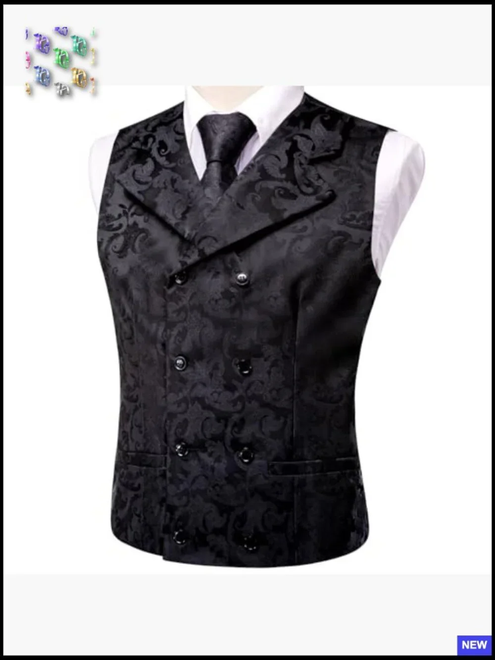Silk Victorian Steampunk Vest Set Formal Wedding Tuxedo Vintage Elegant